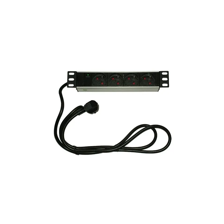 Panneau De Distribution 1U 4Pc Avec Voyant Lumineux