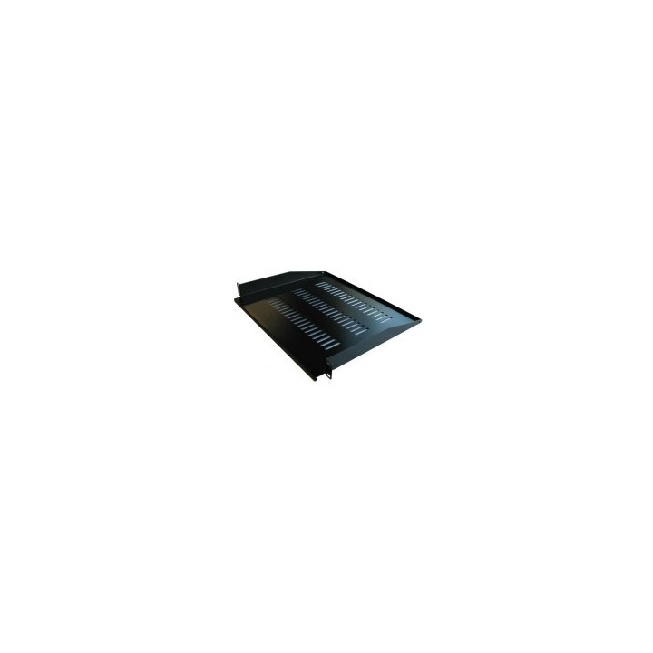 ETAGERE fixe 19¨ 1U prof. 250  fixation avant NOIRE