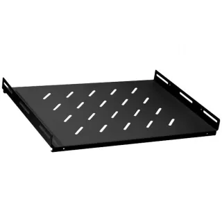 Etagère Fixe 19¨ 1U Prof. 350 Fixation Avant Noire