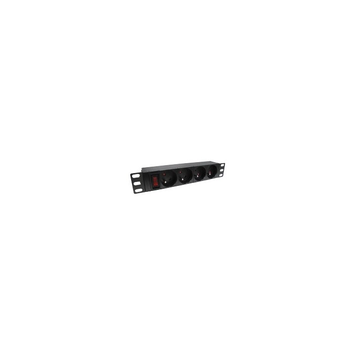 BANDEAU DE PRISE PDU 10" 4 PRISES AVEC INTERRUPTEUR