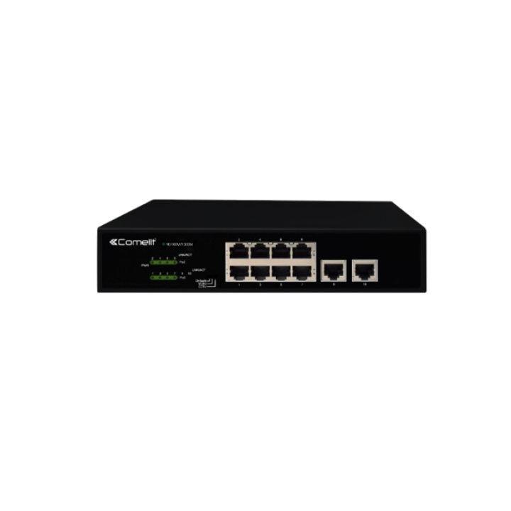 Switch 8 Port + 2 Ge Uplink Gbit