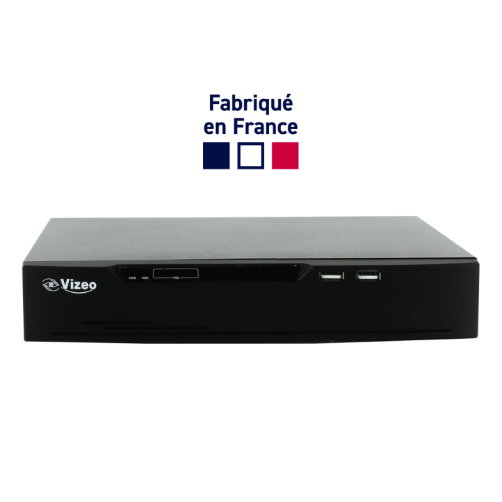 Enregistreur Ip 4K, 4-Chpoe Intégrées 1Xhdd Max.6To Double Lan, 40Mbps Max.