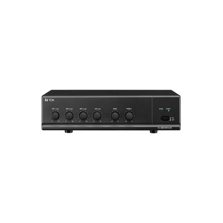 Amplificateur Audio Mélangeur Compact 4Entrée 30W-100V-4Ohm Non Rackable