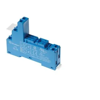 Support 10A 250V Séries 4051, 4052, 4061,Bleu, Étrier Métal,À Cage, Pinning 5Mm