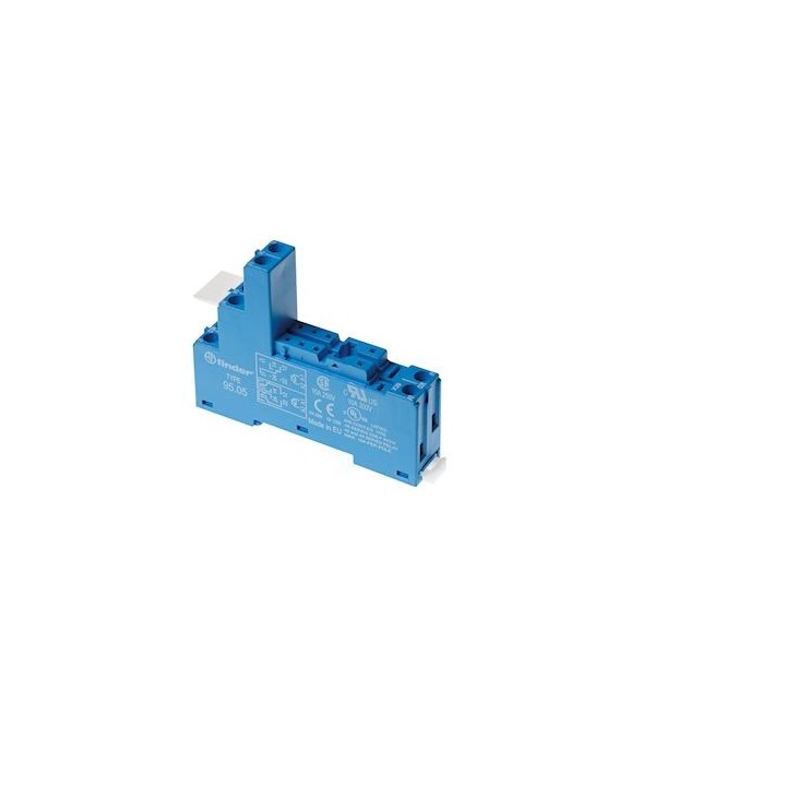 Support 10A 250V séries 4051, 4052, 4061,bleu, étrier métal(*)