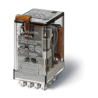 Relais Industriel 4Rt 7A 24V Dc, Bouton Test Et Indicateur Mécanique