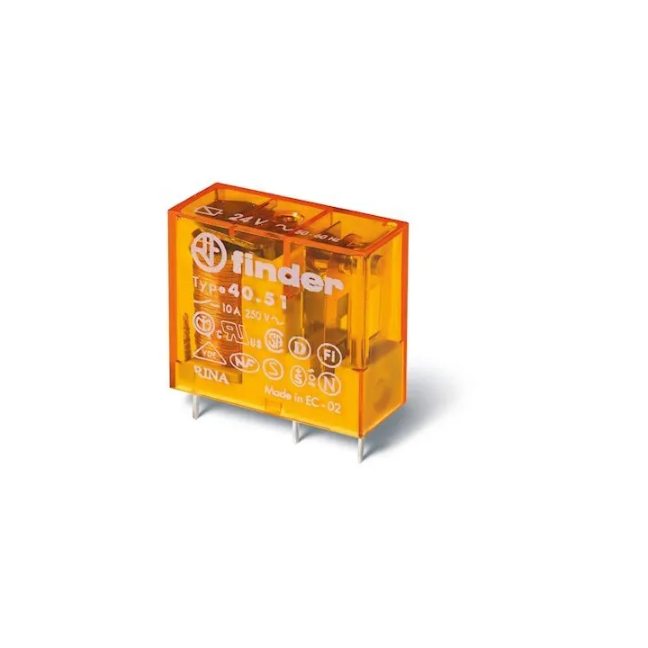 Relais Circuit Imprimé 1Rt 12A 12V Dc, Agni