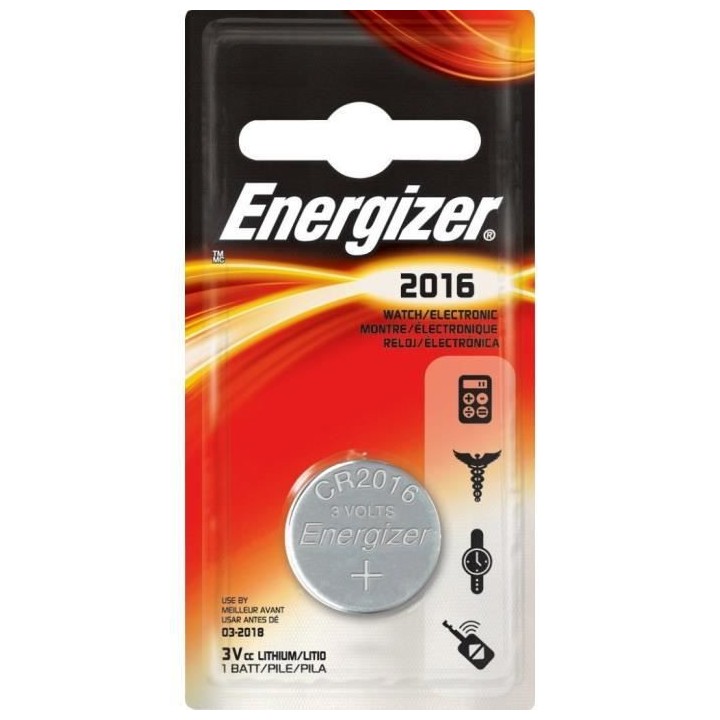 PILE 3V CR 2016 - BLISTER DE 1