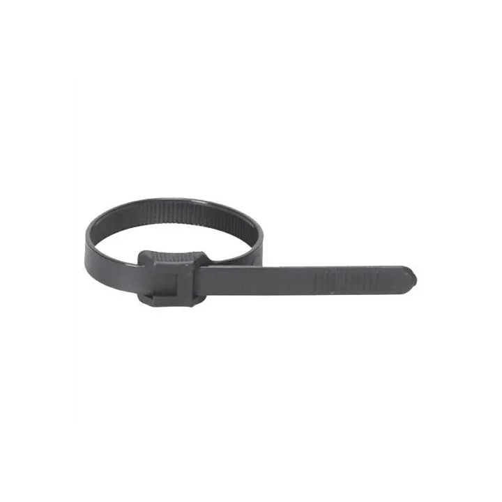 Collier Colson Noir Protégé Ultraviolet Denture Extérieure Larg.9Mm, Long. 262Mm