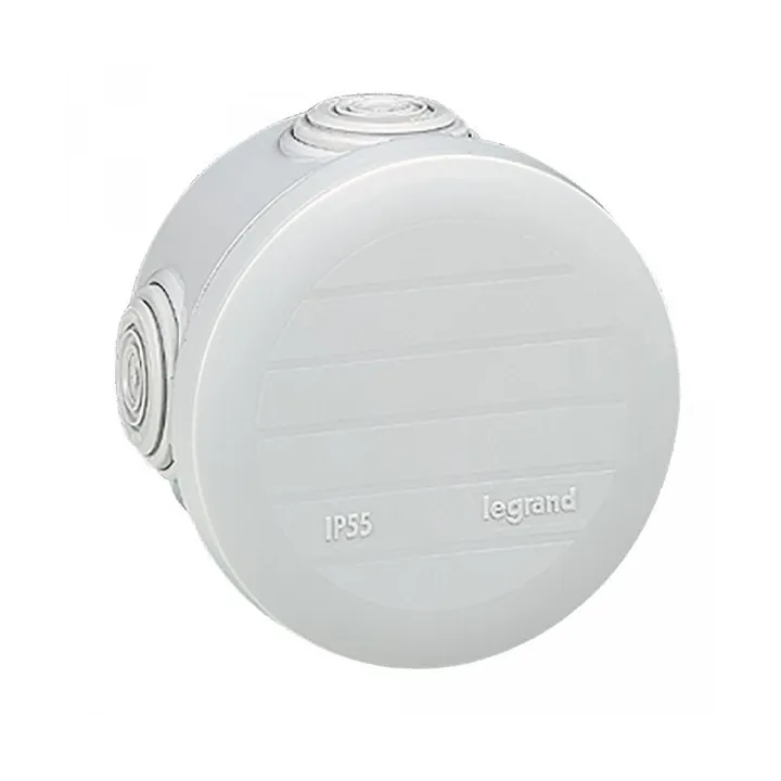 Boîte De Dérivation Ronde Plexo Ø70Mm Hauteur 45Mm - Gris Ral7035