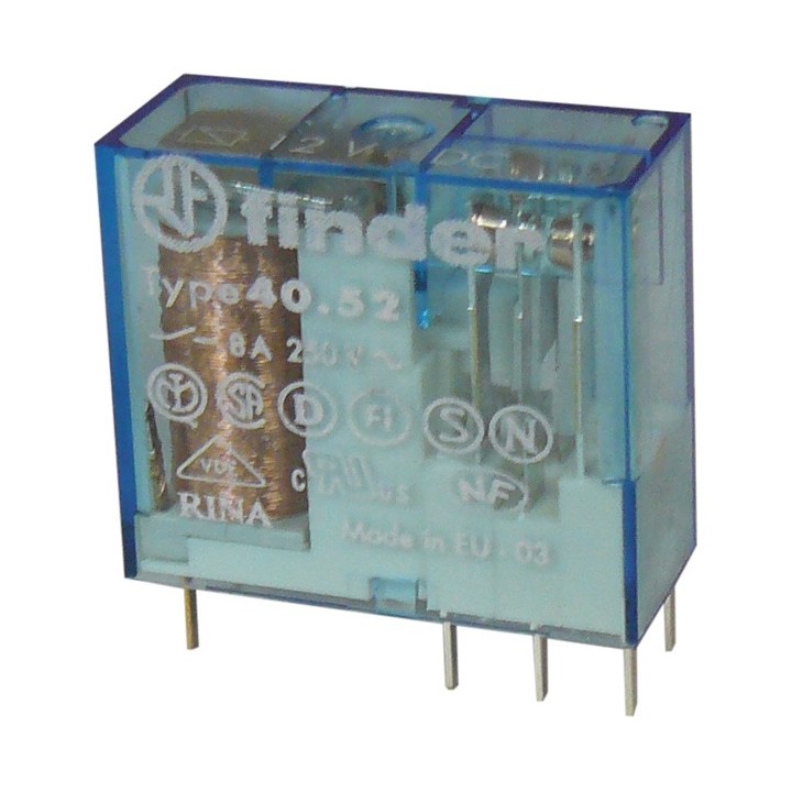 RELAIS CI 2RT 8A PAS:5MM 12VDC R220
