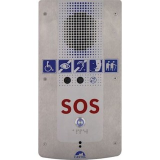Xe Audio 1B Help-Portier Audio 1 Bouton D'Appel Et Boucle À Indu