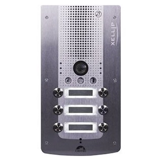 Portier audio video Full IP/SIP 6 boutons d'appel conforme loi Handicap PoE