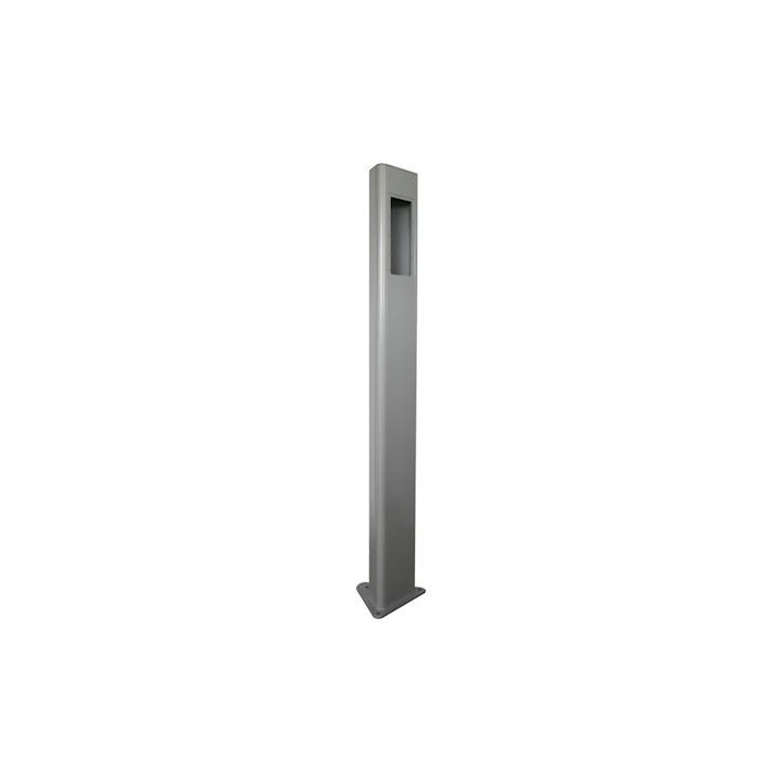 Potelet P800 Tout Alum- Haut 1, 5Mètreteintes Ral Gris Aluminium9006 Fi