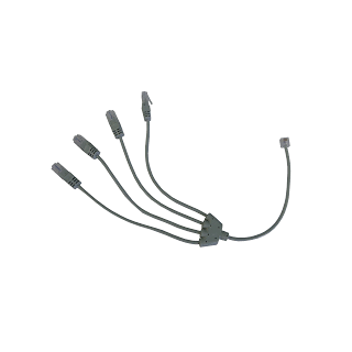 BRETELLE PIEUVRE 4 X RJ45 POUR DTI