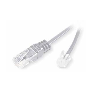CORDON RJ45/RJ45 GRIS CAT6 FTP  CERTIFIE LSOH MALE 1M