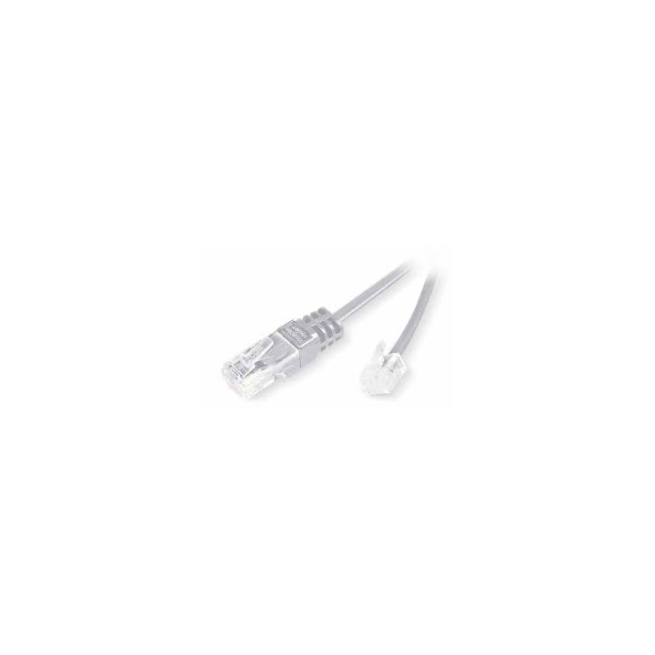 CORDON RJ45/RJ45 GRIS CAT6 FTP  CERTIFIE LSOH MALE 1M