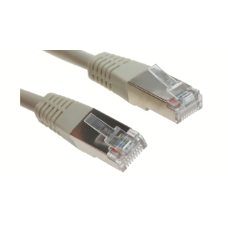 CORDON RJ45/RJ45 GRIS CAT6 FTP  CERTIFIE LSOH MALE 5M