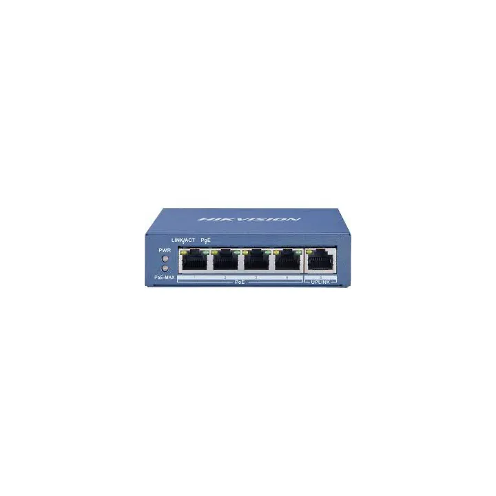 Ds-3E0505Hp-Ei2 Switch Poe Non Managed 4 Ports Gigabit Hi-Poe 60W