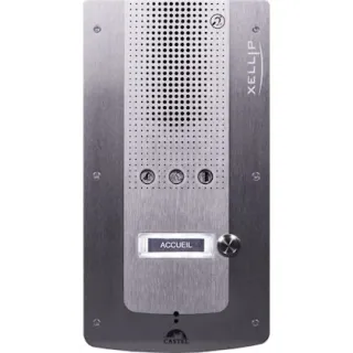 Portier Audio Full Ip/Sip 1 Bouton D'Appel Conforme Loi Handicap Poe