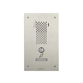 Platine Audio Ip, Encastrée Inox, 1Bp, Synthèse Vocale, Pictos, Boucle Magnétique