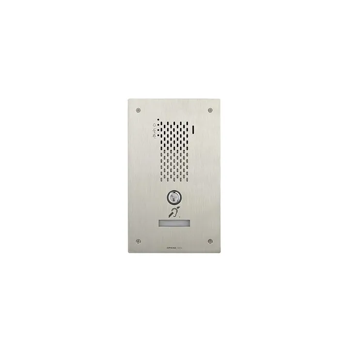 Platine Audio Ip, Encastrée Inox, 1Bp, Synthèse Vocale, Pictos, Boucle Magnétique