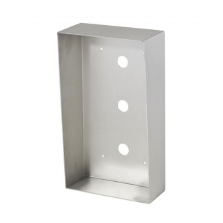 Cadre saillie inox avec visière pour platines 1 bouton d'appel IXSSA & IXDVFA