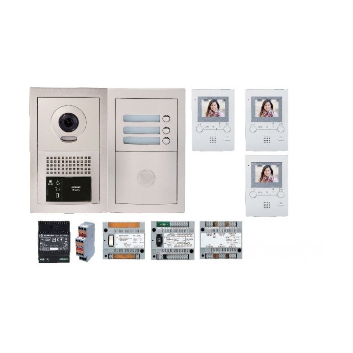 Pack vidéo programmé 3 BP, plat. enc. centrales, distributeurs, alim, 3 x GT1M3L