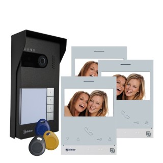 Kit vidéo coul Light SOUL 3 appels+monit mains-libres ART 4 H/L