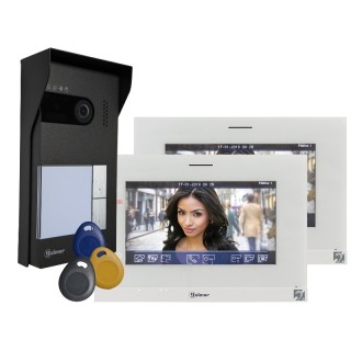 Kit vidéo couleur SOUL 2 appels+moniteurs mains-libres ART 7H