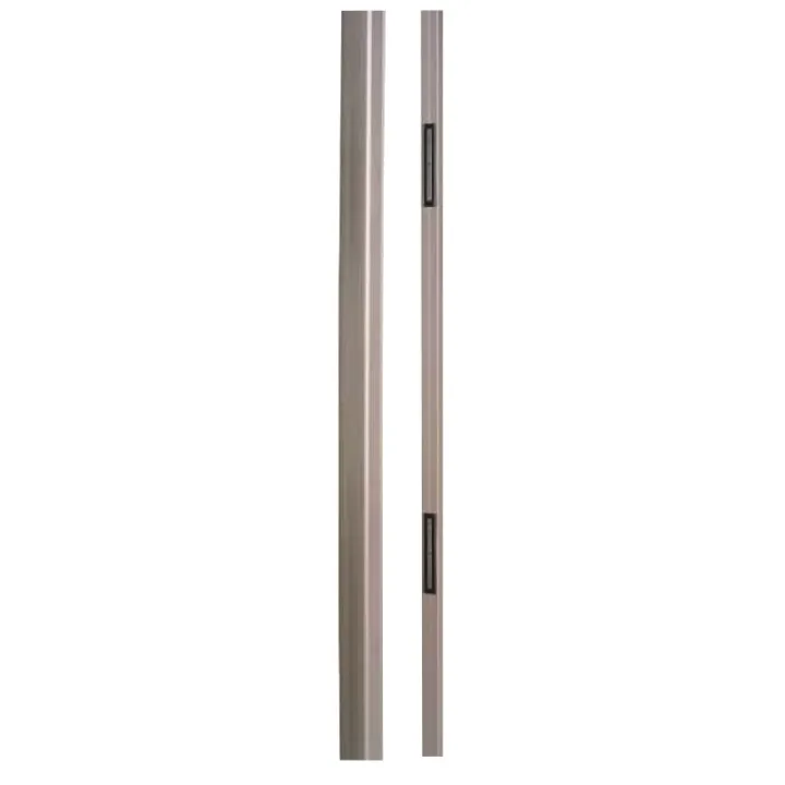 Bandeau 2 Ventouse 300 Kg Longueur 2500Mm Aluminium Satiné
