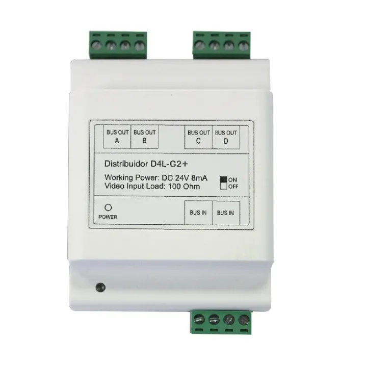 Répartiteur De Colonne Bus 4 Directions, Led D’État, 4 Modules Din (G2P)