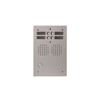 Platine Aluminiumhaut-Risque Audio 4 Appels 2 Rangées