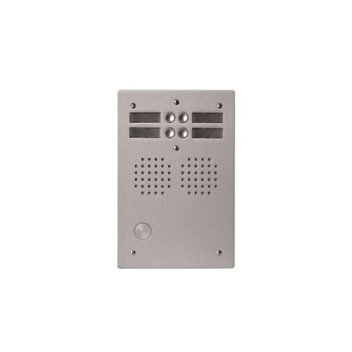 Platine Aluminiumhaut-Risque Audio 4 Appels 2 Rangées