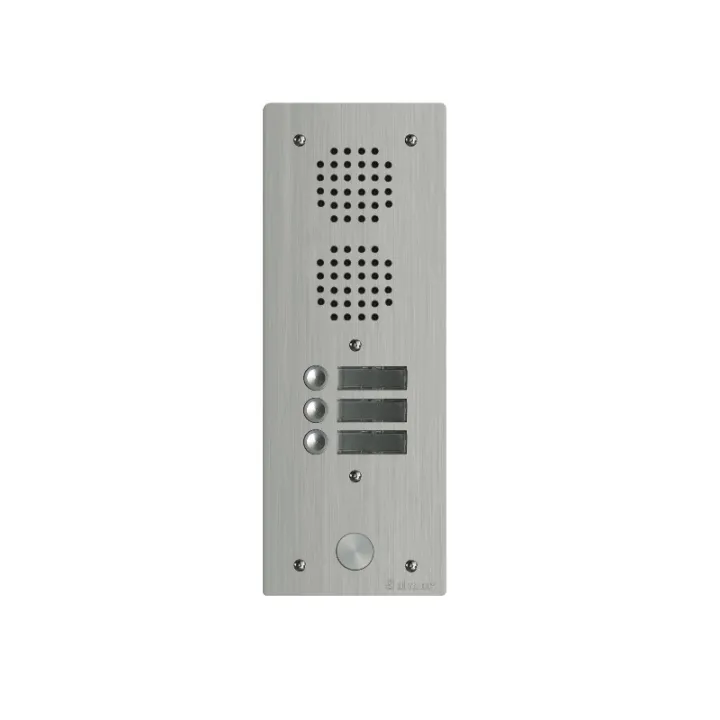 Platine Aluminium Haut-Risque Audio 3 Appel 1 Rangée