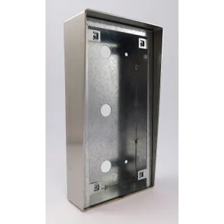 Boitier pour interphone Audio Appel Gardien - saillie - inox