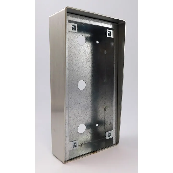 Boitier pour interphone Audio Appel Gardien - saillie - inox