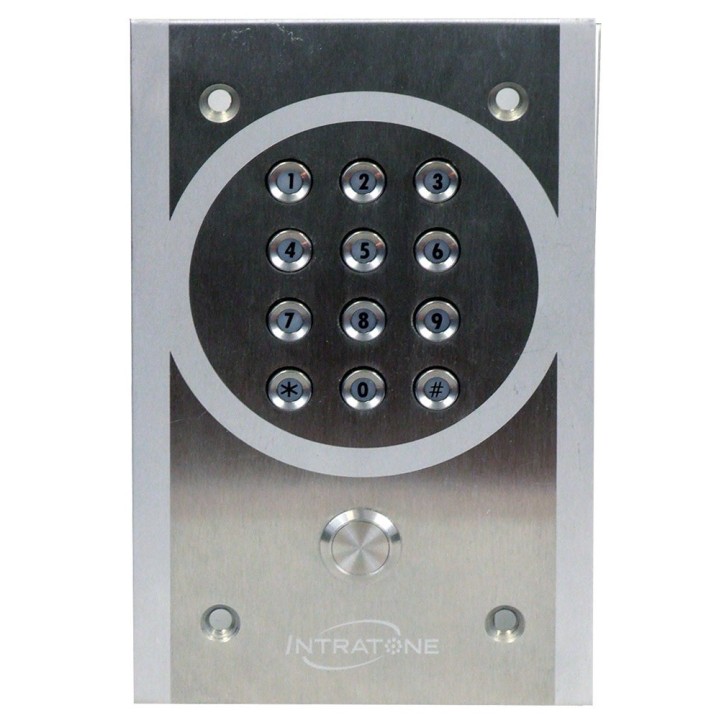 Clavier codé 12 touches rétro-éclairées avec bouton poussoir-Fin