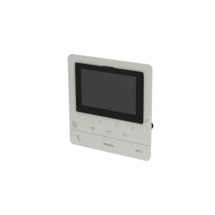 Poste Intérieur Écran 5Pouces Classe 100 Evolué + Boucle Inductive - Blanc