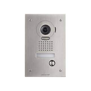 Platine vidéo encastrée, résistante au vandalisme, grand angle 170°, IP54 & IK07