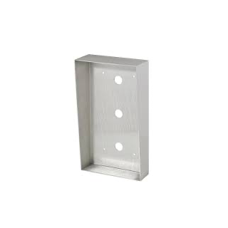 Cadre saillie en inox 2 mm avec visière pour platine audio IXSS2G, IEJA & LEDIA