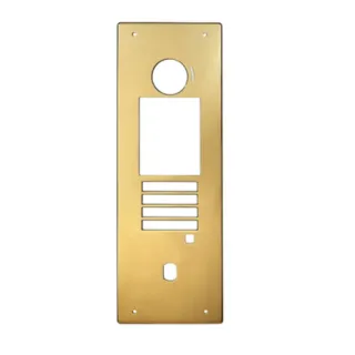 Façade Finition Laiton Avec Traitement Pvd Pour Platine Gtdmblvn Encastrée