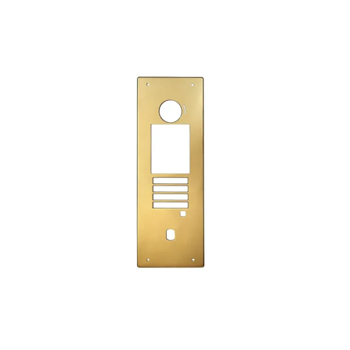 Façade Finition Laiton Avec Traitement Pvd Pour Platine Gtdmblvn Encastrée