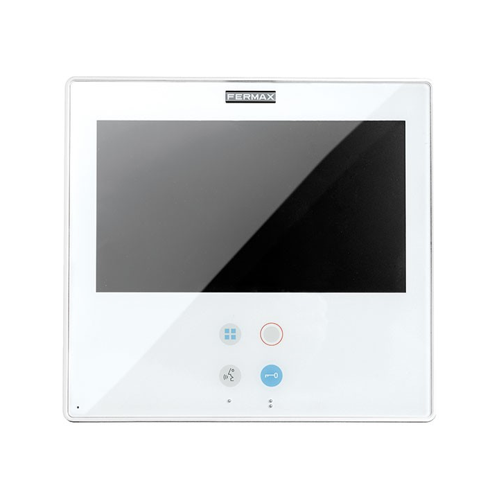 Moniteur Smile 7” Vds Blanc A/Boucle Aud.