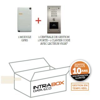 Intrabox Data Eco Clavier Codé avec Lecteur de proximité Vigik®