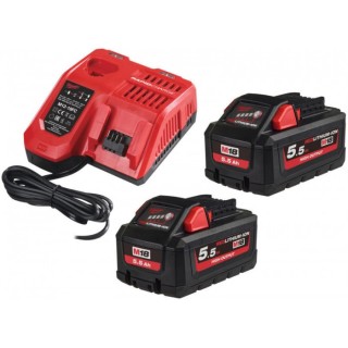 M18 HNRG-552Pack NRJ 18V, 5,5 Ah HIGH-OUTPUT Red Li-ion, syst