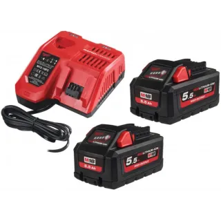 M18 HNRG-552Pack NRJ 18V, 5,5 Ah HIGH-OUTPUT Red Li-ion, syst