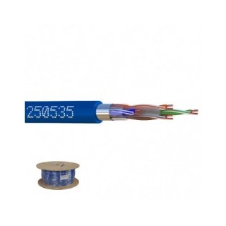 CABLE RESEAU cat6  F/UTP 4 paires le rouleau de 100m 250535-W1