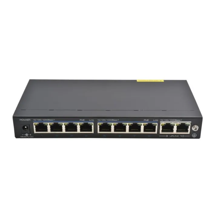 Switch 120W - 8×1Gbps/Poe+ & 2×1Gbp Boîte 1 Pc