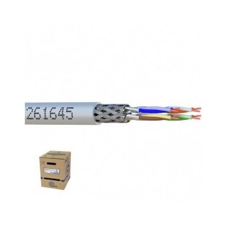 S/FTP CAT6A PATCH LSZH GRIS Dévidoir 305 M